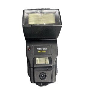 PROMASTER FTD 5950 ELECTRONIC FLASH | Vintage | Tested & Works Well